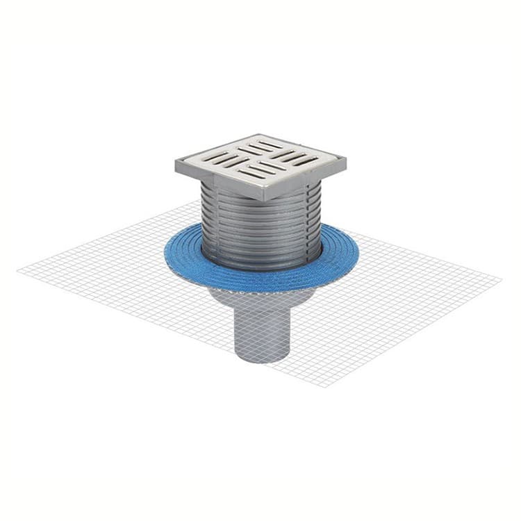 Fileli Yer Süzgeci Slot 10x10 Alttan Çıkışlı - ECO