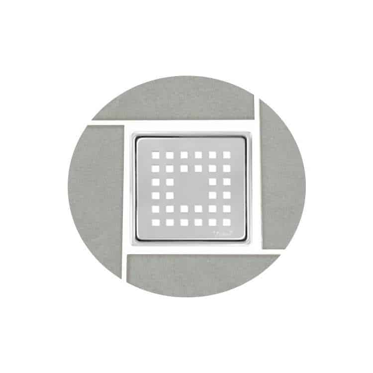 10×10 Paslanmaz Çelik Yer Süzgeci Izgarası Cube (Sade Izgara)