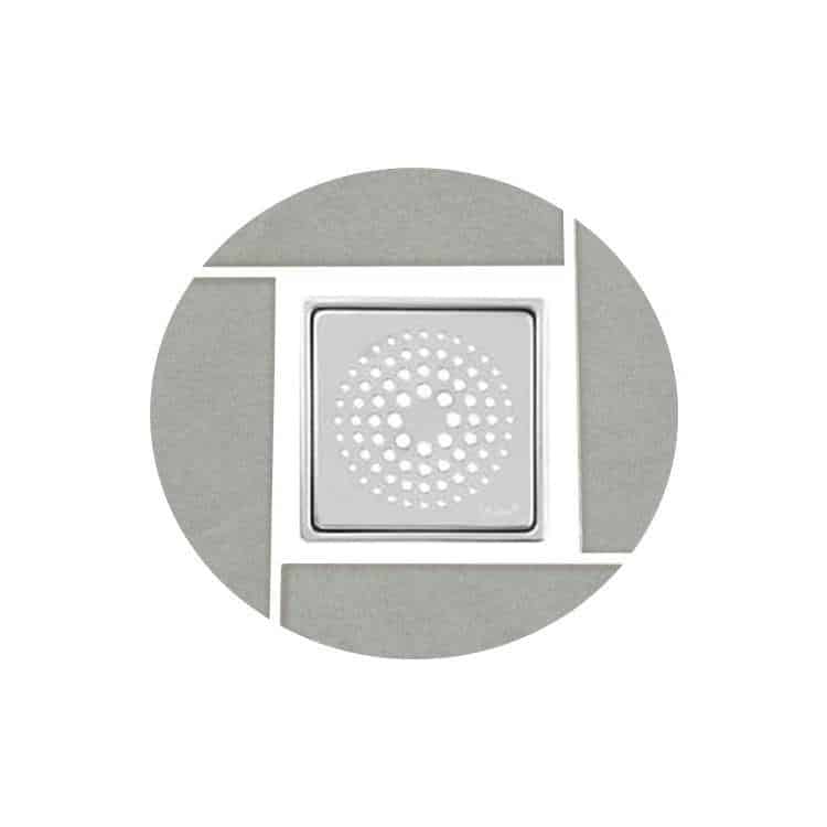 10×10 Paslanmaz Çelik Yer Süzgeci Izgarası Sun (Sade Izgara)