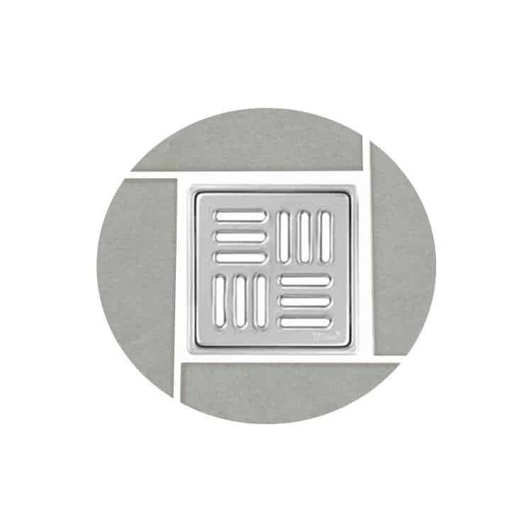 15×15 Slot Desen Paslanmaz Çelik Yer Süzgeci (Sade Izgara)