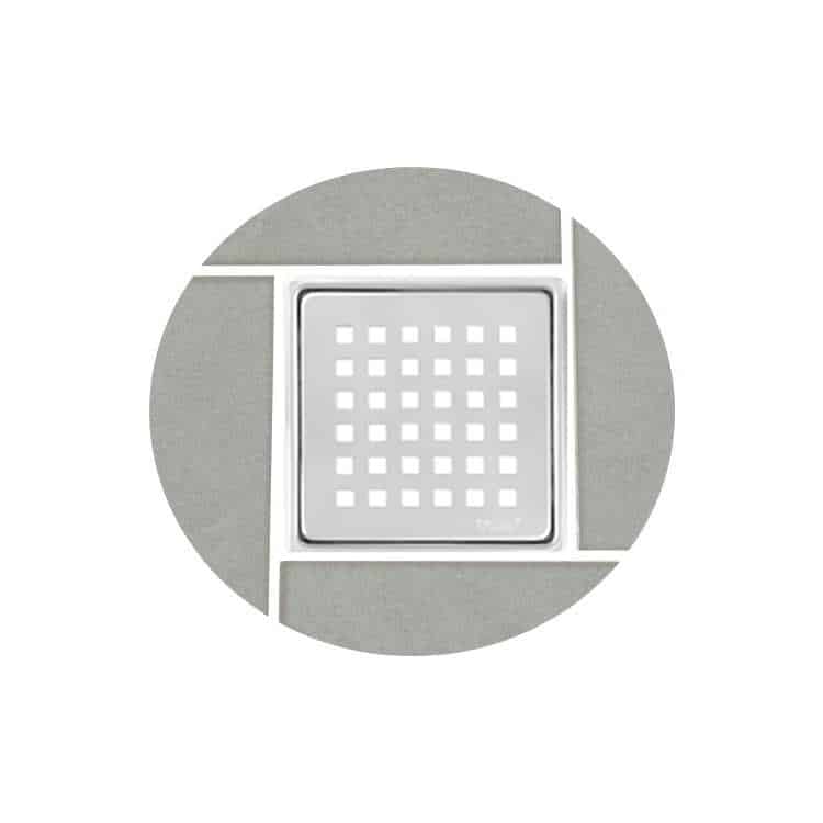 15×15 Cube Desen Paslanmaz Çelik Yer Süzgeci Izgarası (Sade Izgara)