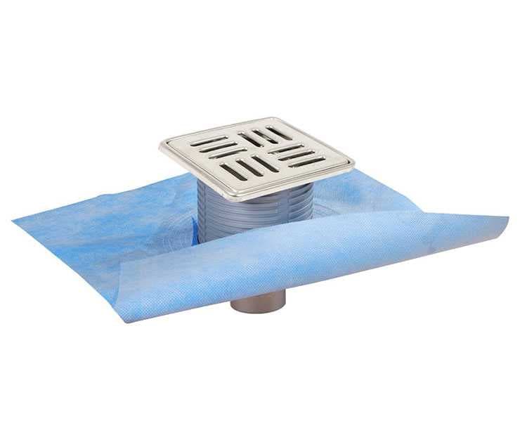 Sukar Line 11 10x10 Tekstil Membranlı Paslanmaz Yer Süzgeci Alttan Çıkışlı 1950-10-1 - Görsel 1