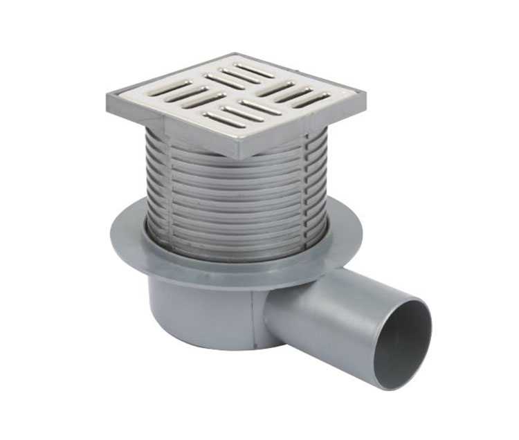 Sukar Line 15 10x10 Plastik Çerçeveli Yer Süzgeci Yandan Çıkışlı 8050-10 - Görsel 1