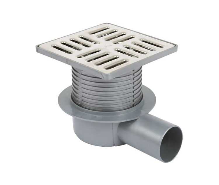 Sukar Line 15 15x15 Plastik Çerçeveli Yer Süzgeci Yandan Çıkışlı 8050-15