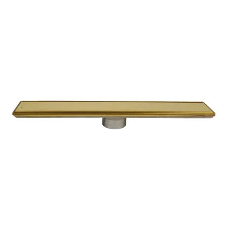 Lineer Duş Süzgeci Line-6 Gold Plain Izgaralı